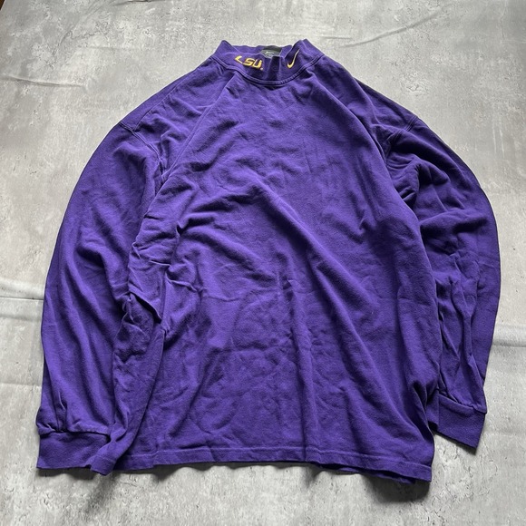 Nike Other - Nike LSU Tigers Football Long Sleeve  Shirt Purple Men XLarge Thermal